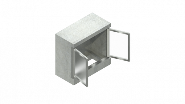 PAD MOUNTED GENERATOR CONNECTION  BOX  600/600 AMP